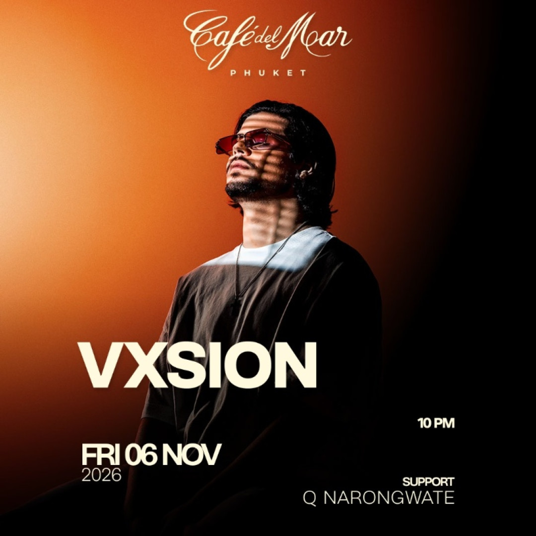 VXSION at Café del Mar on Friday, November 6, 2026
