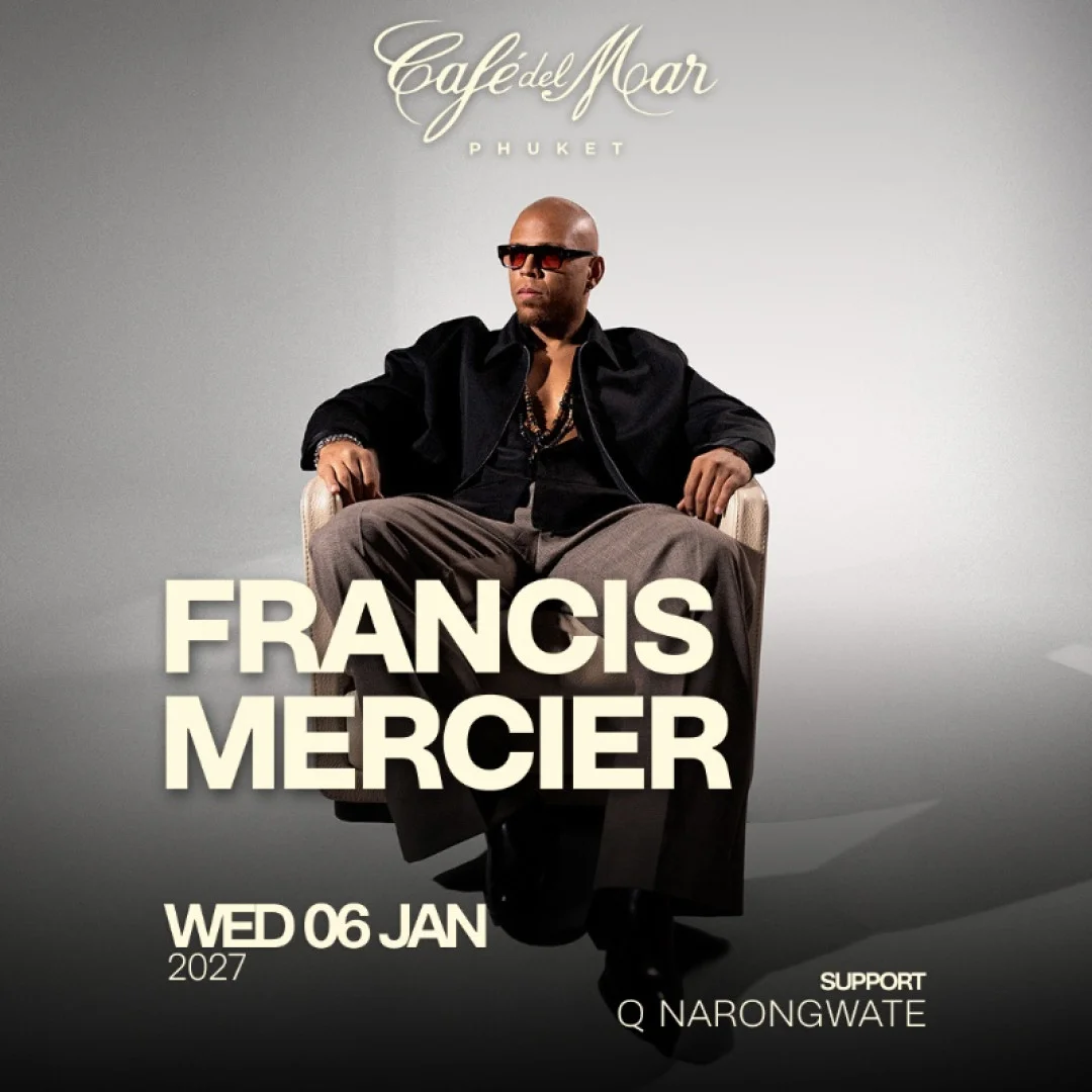 Francis Mercier at Café del Mar on Wednesday, January 6, 2027