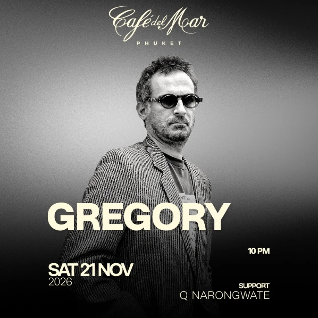 DJ Gregory at Café del Mar on Saturday, November 21, 2026