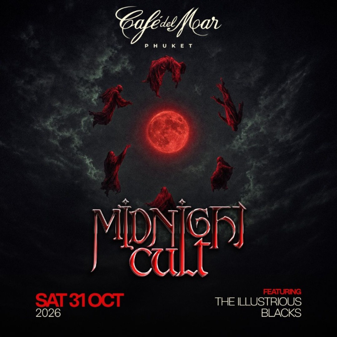 Midnight Cult at Café del Mar on Saturday, October 31, 2026
