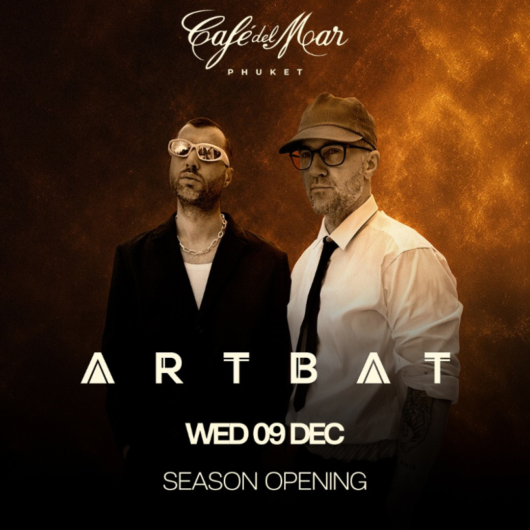 Artbat at Café del Mar on Wednesday, December 9, 2026